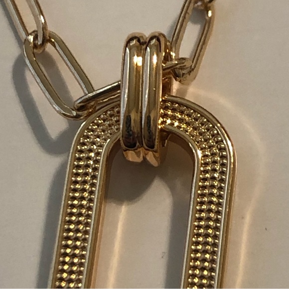 NIB O.Secret Paperclip Chain Pendant Necklace - Picture 8 of 15